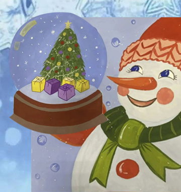 В рамках выставки «Свет Рождественской звезды» мы проводим два особенных мастер-класса по живописи гуашью.