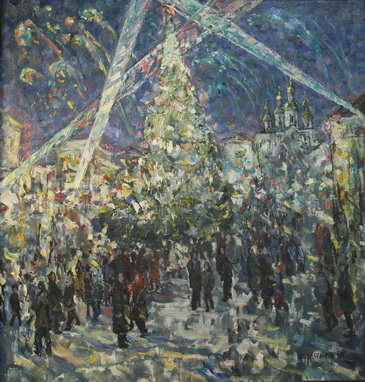 Новый год в картинной галерее